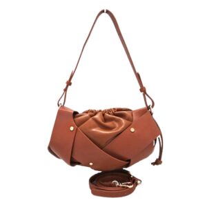 2601 BR Ruched Origami Fashion Bag