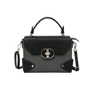 F2462 GY/BK Crossbody-Satchel Bag