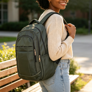 LA002 GY School Backpack