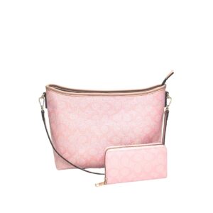 2132 PK Monogram Hobo Fashion Tote Bag(2 N 1)