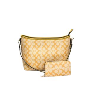 2132 YL Monogram Hobo Fashion Tote Bag(2 N 1)