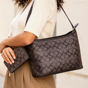 2132 CF Monogram Hobo Fashion Tote Bag(2 N 1)