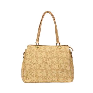 5273 APR Floral Embossed Large Tote Shoulder Bag