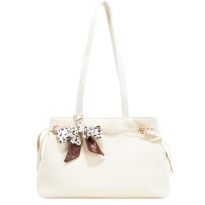 T3861 BG Ladies Fashion Bow Accent Shoulder Purse