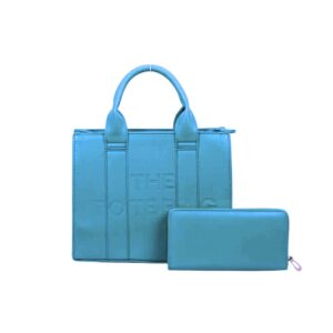 6083 BL The Tote Lettered Handbag