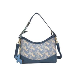 642 BL Fashion Jacquard Pattern Armpit Bag