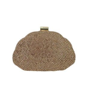 6520 CHAM Cloud Rhinestone Evening Clutch