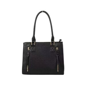 5163 BK Modern Decorative Tassel Work Handbag
