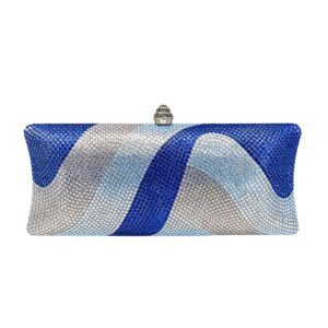 S800 BL Bling Evening Clutch / Crossbody Bag