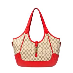5272 RD Retro Textured Leather Trim Daily Handbag
