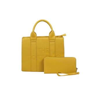 6083 YL The Tote Lettered Handbag