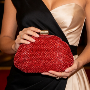 6520 RD Cloud Rhinestone Evening Clutch