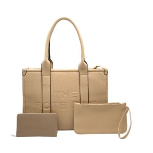 5101 APR Embossed Letter Tote Bag 3N1
