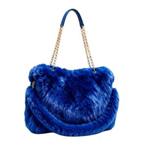 B1190 RBL Fluffy Chain Tote Bag