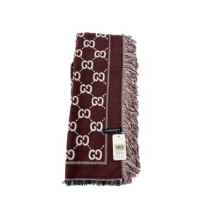 SC8792 BR Woman Winter Pashmina Feel Plaid Scarf