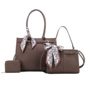 L2010  CF  Silk Scarf Tote Bag 3N1 Set