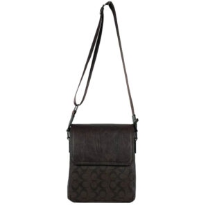 1698-D  CF Vintage Monogram Unisex Messenger Bag