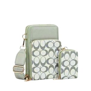 636 GN Printed Phone Crossbody Bag(2 N 1)