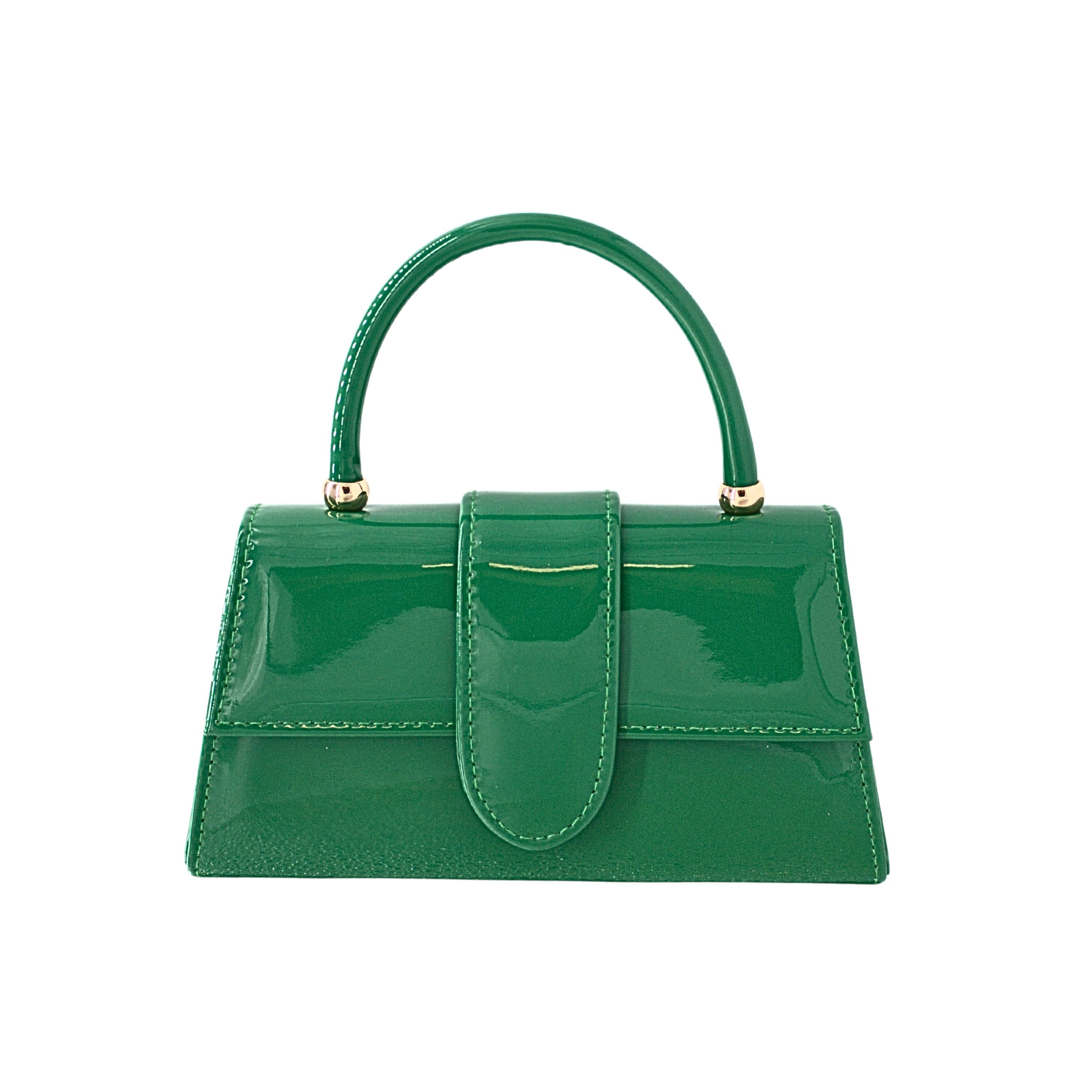 26015 GN Patent Mini Handbag
