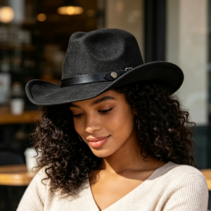 HA780029 BK Cowboy Hat