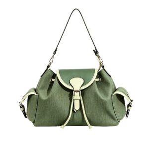 5158 OL Canvas Flap Shoulder Bag