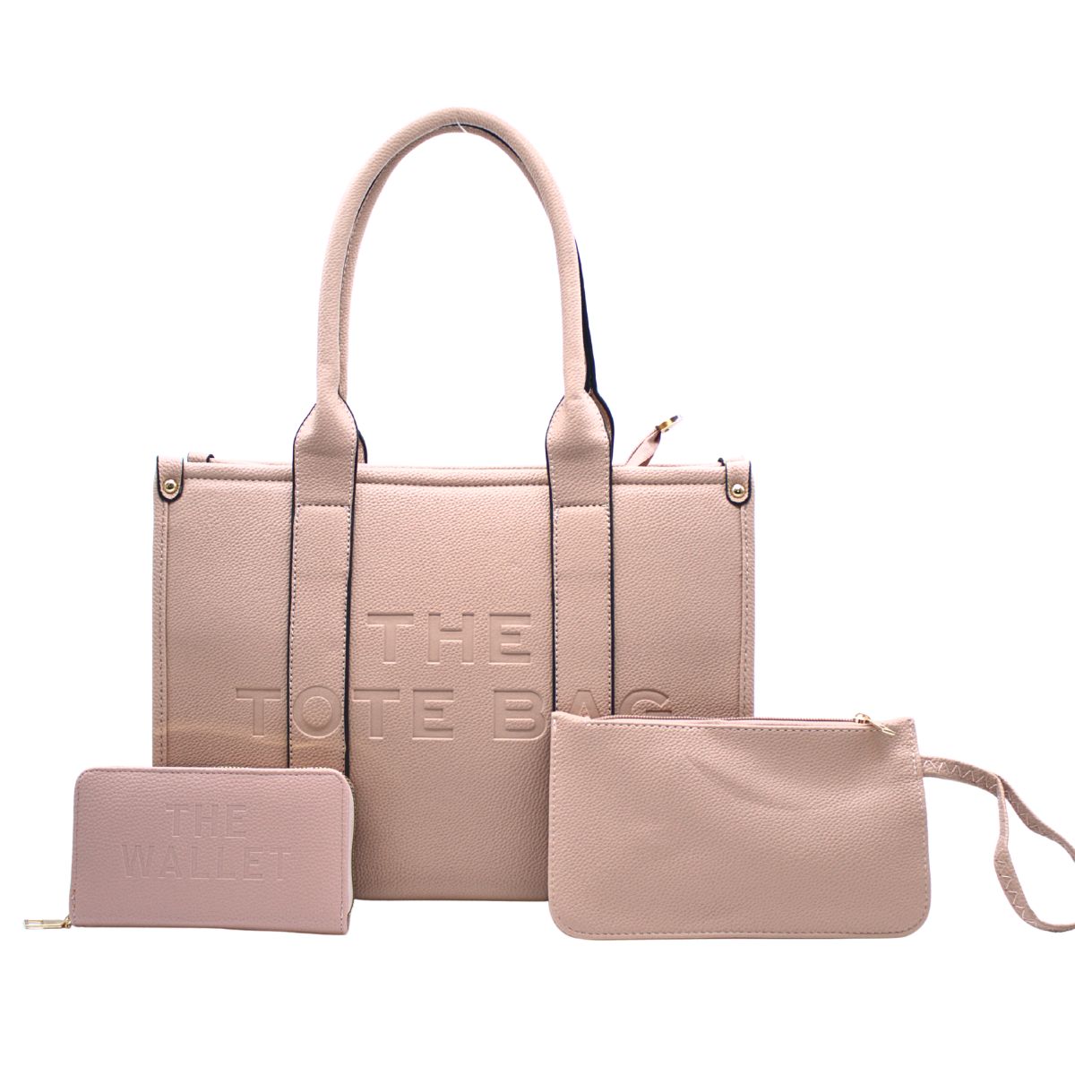 5101 PK Embossed Letter Tote Bag 3N1 - Image 2