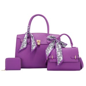 L2009  PUR  Women’s Stylish Handbag Trio