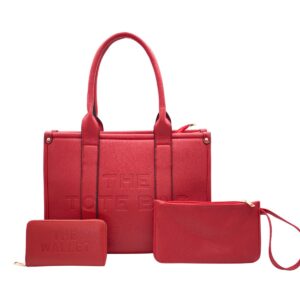5101 RD Embossed Letter Tote Bag 3N1