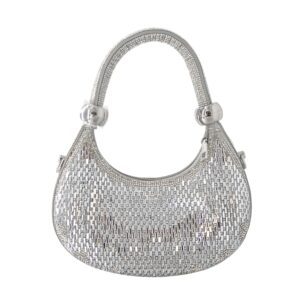 32075 SL Sparkling Crystal Evening Hobo Purse