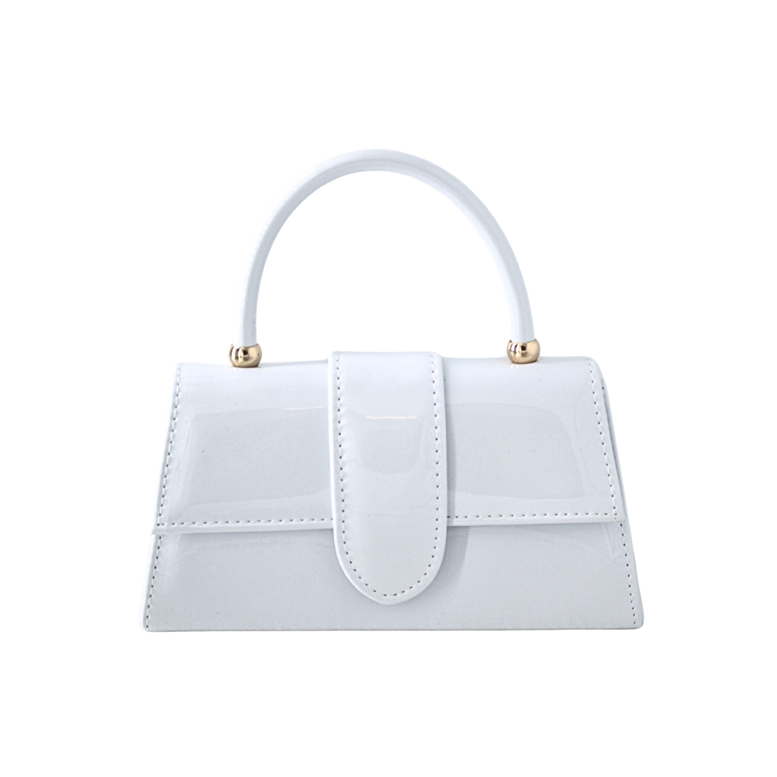 26015 WT Patent Mini Handbag