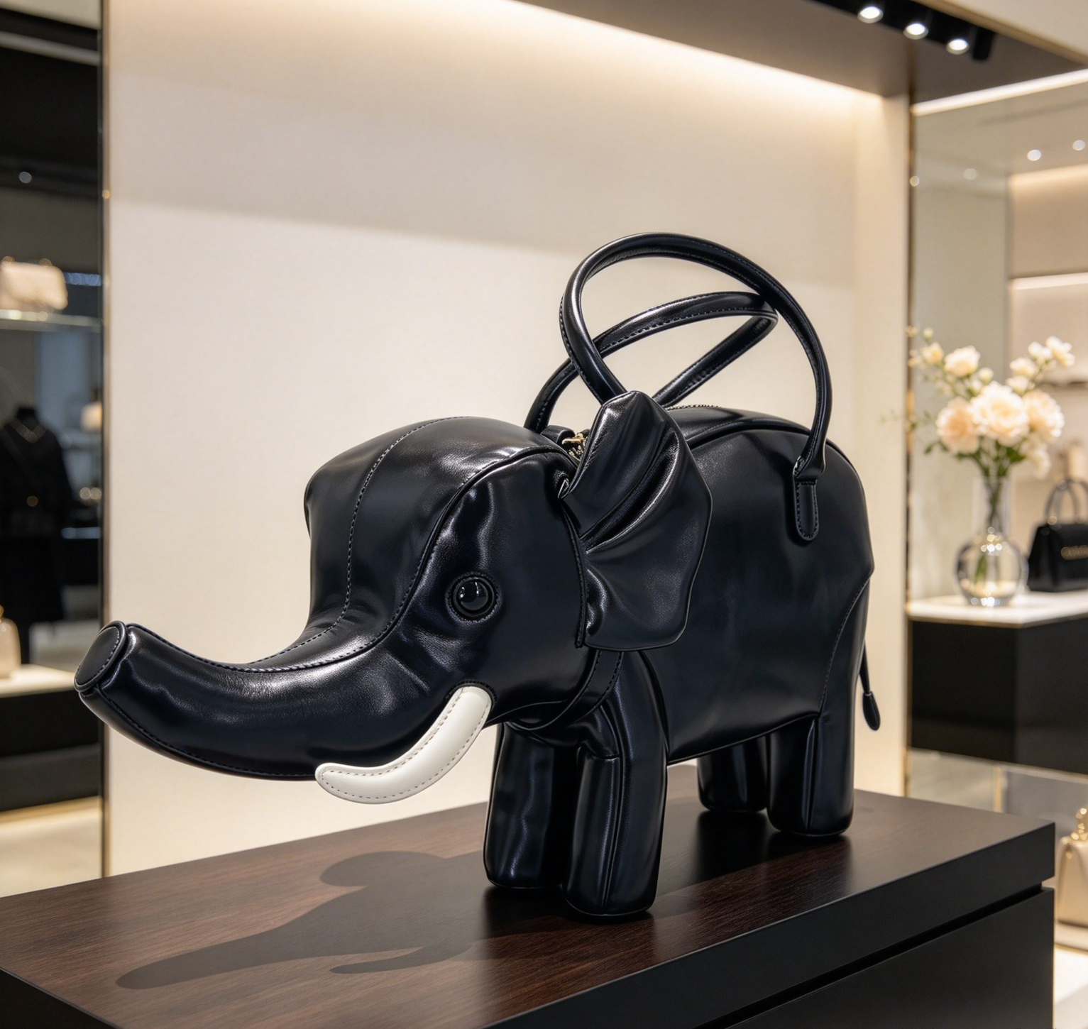 26502 BK Elephant Handbag