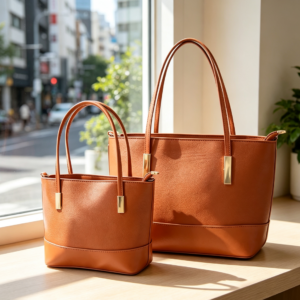 6090 BR Two Pieces Tote Bag Set