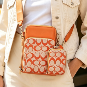 636 OR Printed Phone Crossbody Bag(2 N 1)