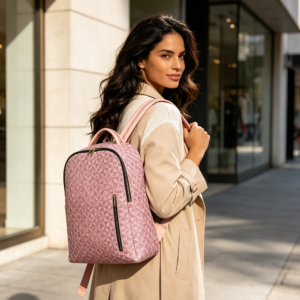 850 PK Geometric Pattern Backpack