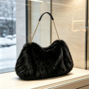 B1191 BK Winter Shoulder Bag
