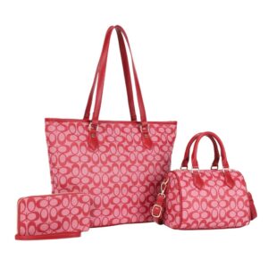 ZW-31959  BD/BD Print 3-Piece Handbag Set