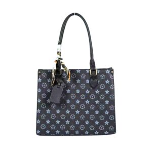 5271 BK Vintage Pattern Red Tote