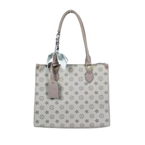 5271 GY Vintage Pattern Red Tote
