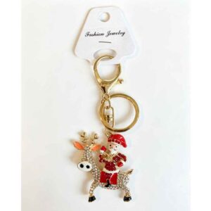 LZ-003 SANTA with DEER Keychain