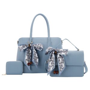L2008 NV Floral Scarf Bag Set