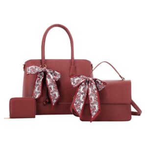 L2008 WN Floral Scarf Bag Set